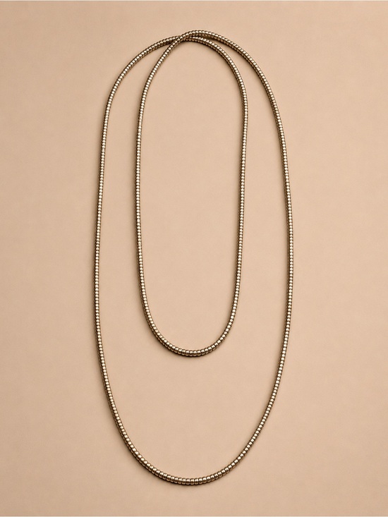 Wolf & Badger Jewelry - Wolf & Badger Mixed Metal Beaded Long Layering Necklace